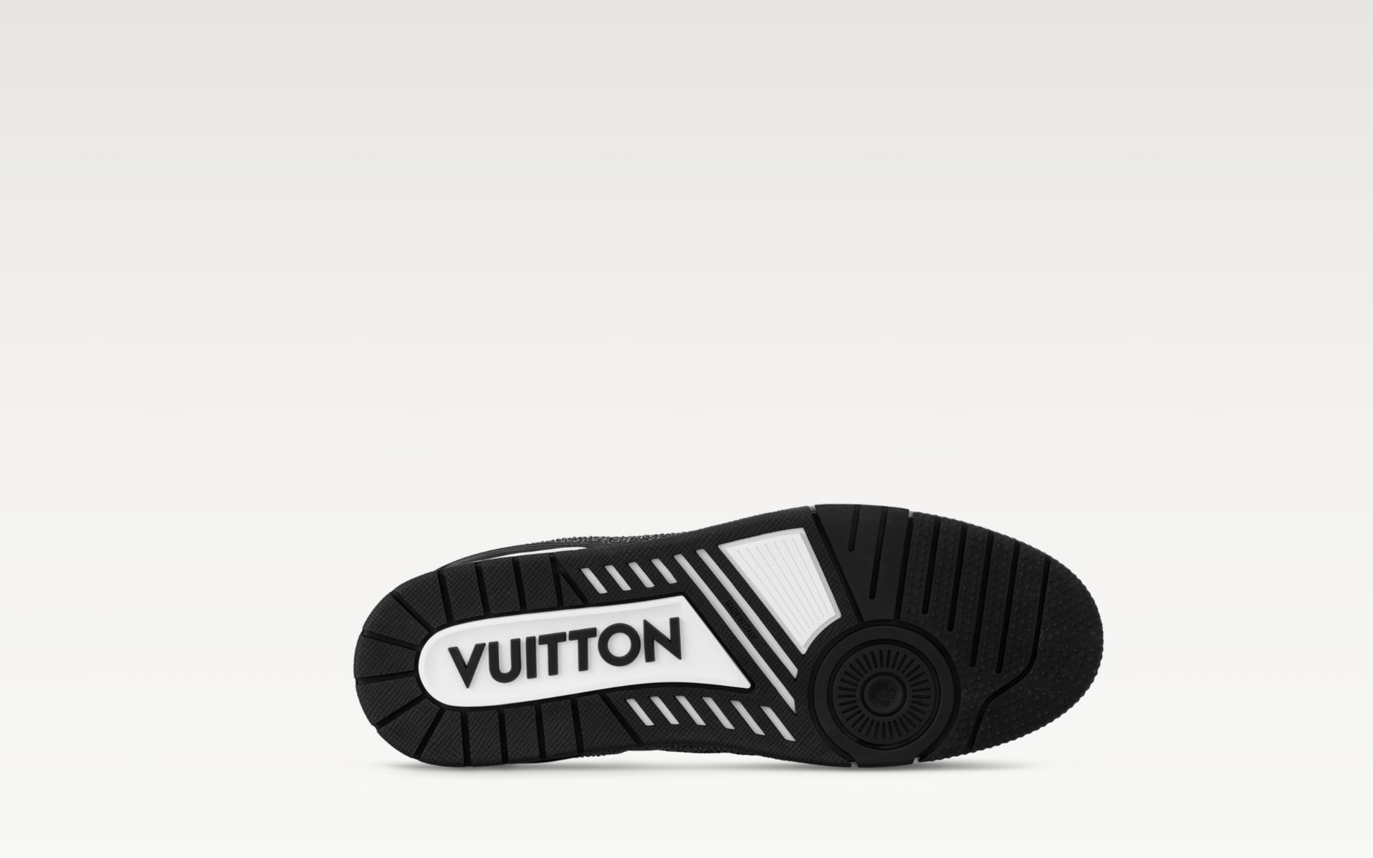 Louis Vuitton Trainer Black White Swarovski